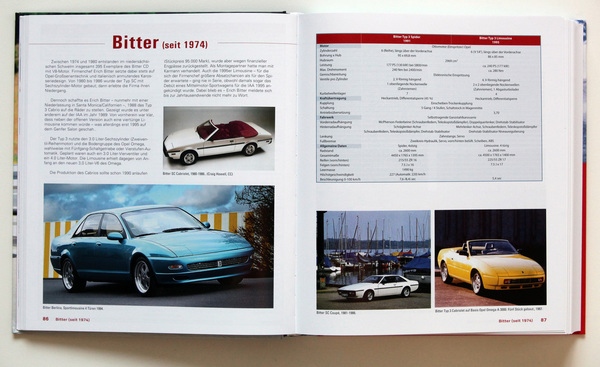 Bitter - Buch "Deutsche Autos 1975-1995"
