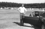 Image: Bitter CD (1975) - Erich Bitter with his sports car