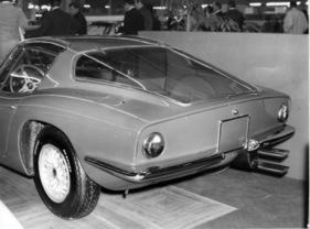 Bizzarrrini Europa 1900 GT (1968) - Heckanischt des Kunststoff-Sportwagens mit Opel-1,9-Liter-Motor - Genfer Autosalon 1968