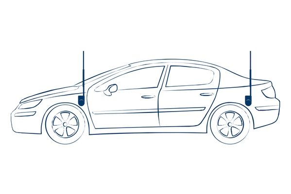 Image: Blaupunkt Autojet 25 - Position on the car