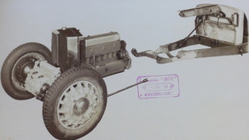 Blick auf das Chassis des Bucciali