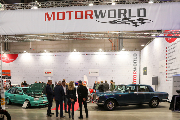 Image: View of the Motorworld stand - Swiss Classic World Lucerne 2024