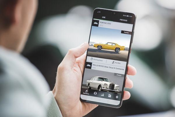 Image: View of the app from "The Market"