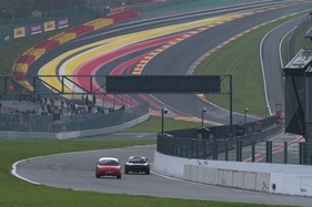 Blick in Richtung Eau Rouge am Spa Six Hours 2023 - Masters Gentlemen Drivers & Pre-66 Touring Cars