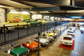View into the automobile depot