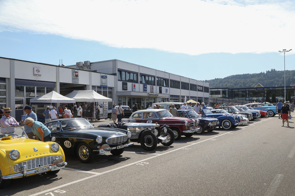 View of the paddock - 31st Oldtimer Grand Prix Safenwil 2023