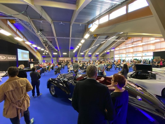 View of the "auction room" - Impresson from the RM/Sotheby's St. Moritz auction on September 17, 2021
