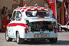 Blick in den Motorraum des Fiat-Abarth 1000 TCR - Eindrücke DolderClassics vom 7. September 2014