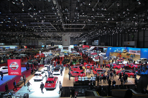 Blick in die Ausstellung - Genfer Automobilsalon 2019