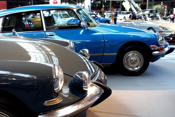 Blick in die Ausstellung – Sonderausstellung "Citroën DS – An Icon Turns 70" Autoworld Brüssel