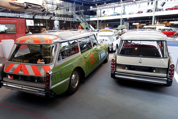 Blick in die Ausstellung – Sonderausstellung "Citroën DS – An Icon Turns 70" Autoworld Brüssel