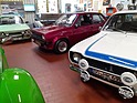 Blick in die Ausstellung mit Ford Escort, Ford Fiesta und Opel Kadett – im Museum in Dortmund