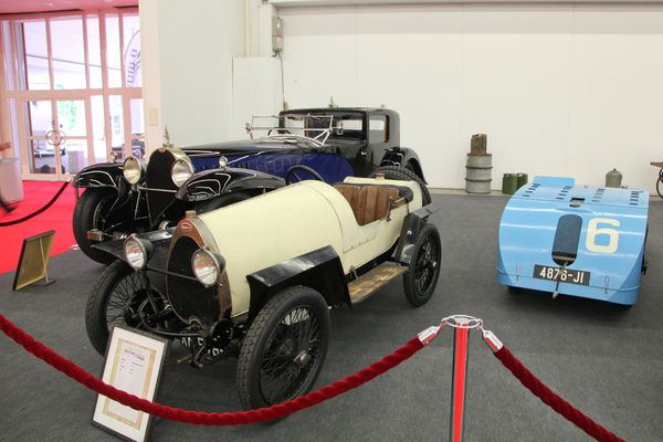Blick in die Bugatti-Sonderschau mit einem Typ 13 Brescia - IAA Heritage by Motorworld 2019