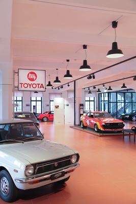 Blick in die Sonderausstellung - 50 Jahre Toyota Schweiz Sonderschau