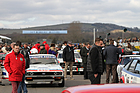 Blick in die Startaufstellung um das Tourenwagen-Rennen um die Gerry Marshall Trophy - Goodwood Members Meeting 2016