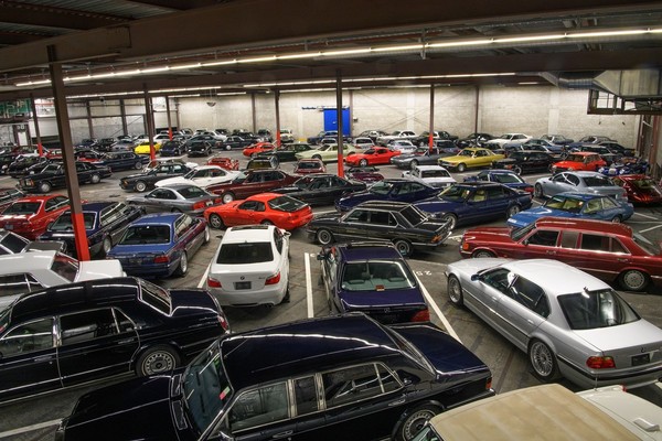 Image: View of the youngtimer hall - dream collection of modern classics offered by RM/Sotheby's in 2019