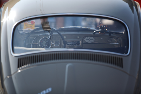 Blick ins Innere eines VW Käfers - Dolder Classics September 2016