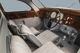 Blick ins Interieur des neu entstandenen Auto Union Typ 52