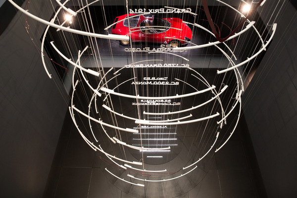 Blick ins Museum - Museumsbesuch Alfa Romeo in Arese