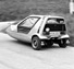 Bond Bug (1971) - in voller Fahrt (© Archiv Automobil Revue) Bond Bug (1971) - in voller Fahrt (© Archiv Automobil Revue)