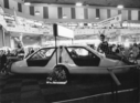 Bond Bug - London Motor Show 1970 - besonders originell aufgemachter Stand