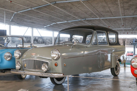 Bond Mk G (1962) - Dreirad aus England mit Einzylindermotor und 247 cm3 - Microcars-Sonderschau Pantheon 2022/2023