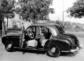 Borgward Hansa 1500 (1952) - Blick ins Innere der viertürigen Limousine