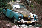 Borgward Hansa in seiner ganzen Pracht - Autoskulpturenpark Neandertal