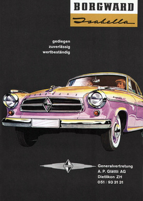 Borgward Isabella (1960) - in der Werbung - gediegen, zverlässig, wertbeständig