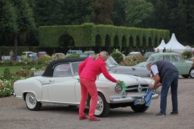 Borgward Isabella Cabriolet (1960) - noch wird getrocknet - Classic-Gala Schwetzingen 2017 Borgward Isabella Cabriolet (1960) - noch wird getrocknet - Classic-Gala Schwetzingen 2017
