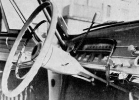 Borgward Isabella Hansamatic (1960) – Lenkradschalthebel wie beim Normalmodell