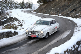 Borgward Isabella TS (1957) an der Rallye Monte Carlo Historique 2015