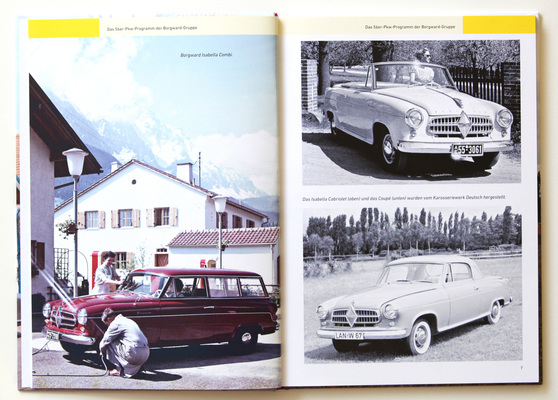 Bild Borgward Isabella Varianten - Buch "Die Borgward-Chronik 1956 - besser fahren, Borgward fahren"