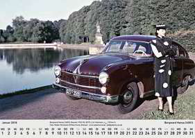 Bild Borgward-Kalender 2018 - Januar mit Hansa 2400 S
