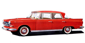 Borgward P 100 (1960) - in ungewöhnlicher Farbwahl - aus dem Verkaufsprospekt