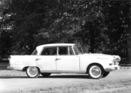 Borgward P 100 (1960) - so standesgemäss wäre 1960 mancher gerne gereist - Vorserienmodell ohne Zierleisten unterhalb der Fensterlinie