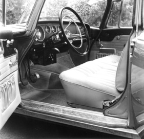Borgward P 100 (1961) - Arbeitsumfeld des Fahrers