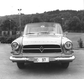 Borgward P 100 (1961) - Frontansicht des Testwagens