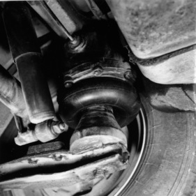 Borgward P 100 (1961) - gut sichtbar die Luftfederung