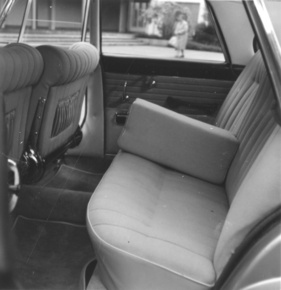 Borgward P 100 (1961) - hintere Sitzbank