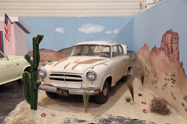 Borgward isabella in der Wüste - Techno Classica Essen 2018