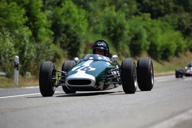 Brabham BT 16 Cosworth 1,5 Litre F1 (1965) - am Start am Solitude Revival 2013 in der Gruppe D - Grand Prix - Monoposti der Nachkriegszeit Brabham BT 16 Cosworth 1,5 Litre F1 (1965) - am Start am Solitude Revival 2013 in der Gruppe D - Grand Prix - Monoposti der Nachkriegszeit