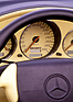 Brabus SLK V8 (1997) – Tacho bis 300 km/h, Zifferblatt in Ausstattungsfarbe