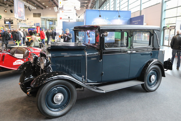 Brennabor Ideal N Extra (1932) - auf dem Stand des Allgemeinen Schnauferl-Clubs, der schon 1900 gegründet wurde - Bremen Classic Motorshow 2023