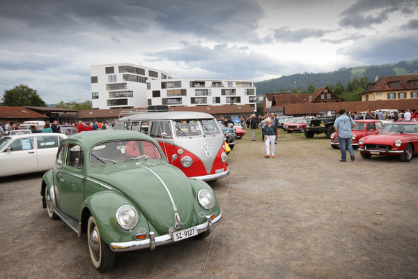 Bild Bretzel-Käfer und VW-Bus T1 - OSMT Zug September 2015