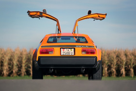 Bricklin SV-1 (1974) - von hinten wirkt er knackig, trotz der riesigen Stossfänger