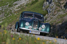 Bristol 400 (1950) an der Ennstal-Classic 2013