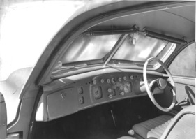 Bristol 401 (1949) - Armaturenbrett mit rechteckigen Anzeigen