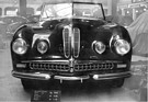 Bristol 401 Beutler Cabriolet (1951) - auf dem Bristol-Stand am Genfer Autosalon 1951 - 1203 kg schwer, 5,05 Meter lang, 1,70 Meter breit