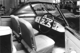 Bristol 402 (1950) - Interieur eines Convertible
